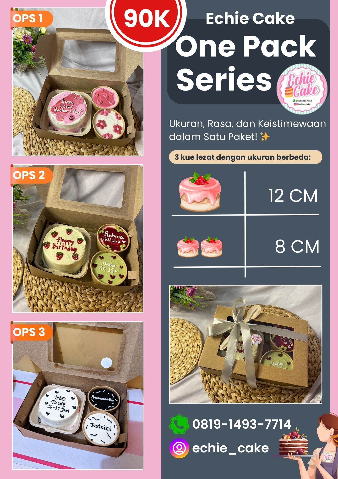 Pricelist Echie Cake