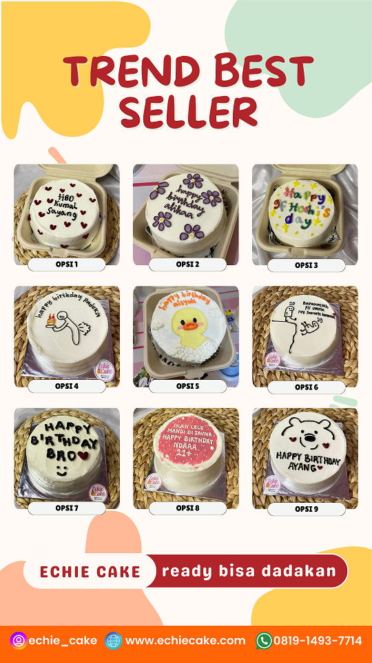 Model Cake Echie Cake